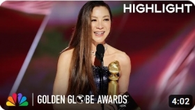 Michelle Yeoh Wins Best Actress in a Musical/Comedy Motion Picture | 2023 Golden