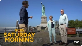 Who were the last residents of Liberty Island?