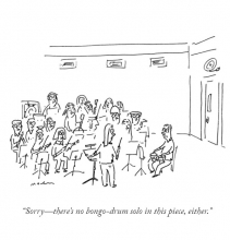 Sorry - theres no bongo-drum solo ...