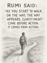 AS YOU START TO WALK ...