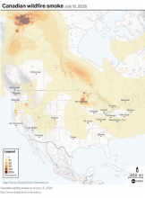 Canadian wildfire smoke